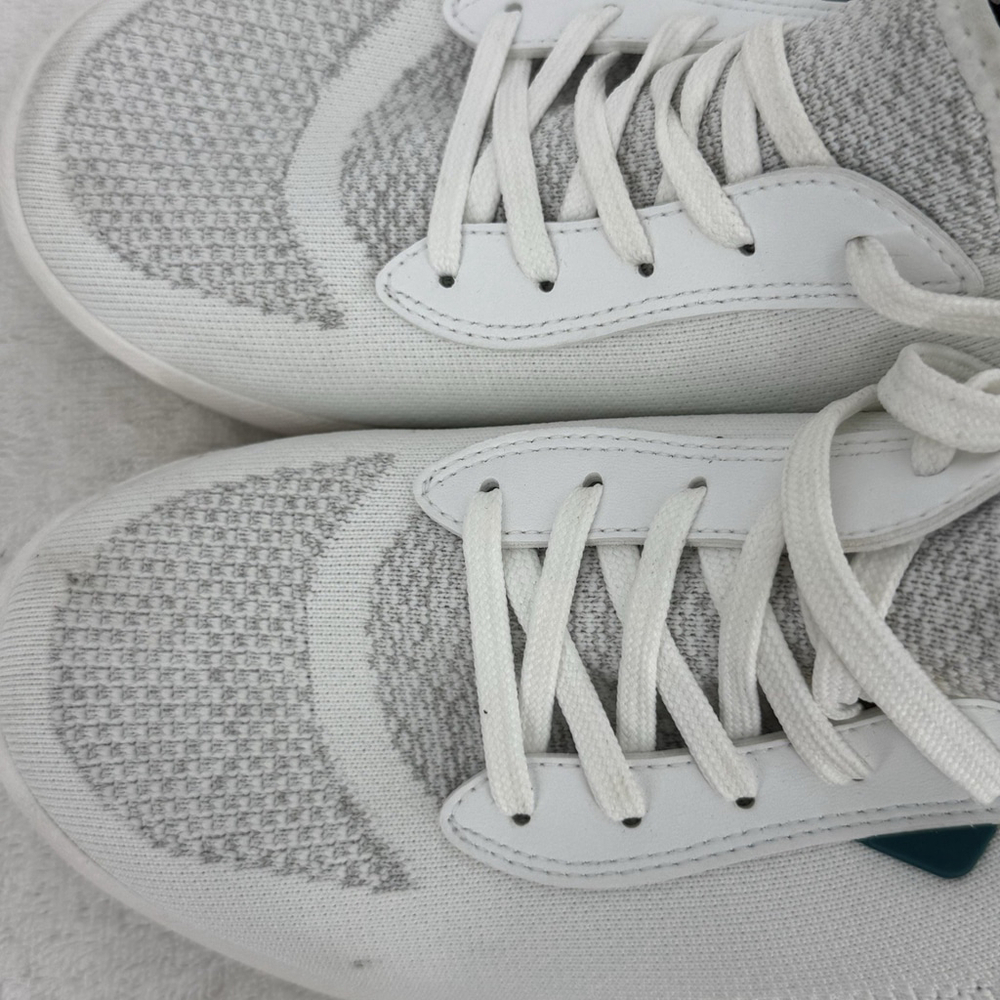 Vessi Womens Weekend Sneaker Size 9 Waterproof White Knit Casual Shoe Athletic - Picture 3 of 9